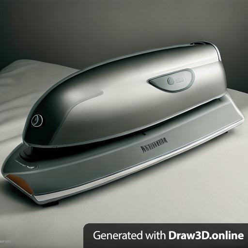 photo of a realistic  flatiron, the household item, ironing a shirt on a table
